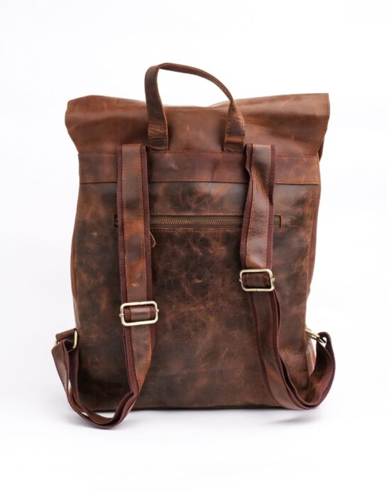 Nomad Vintage Leather Backpack - Image 3