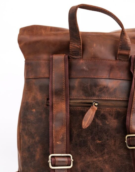 Nomad Vintage Leather Backpack - Image 4