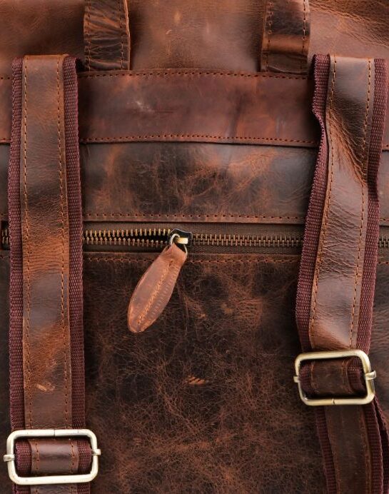 Nomad Vintage Leather Backpack - Image 5