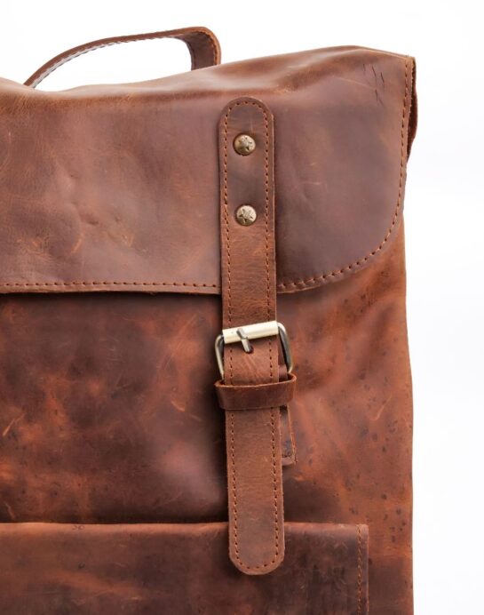 Nomad Vintage Leather Backpack - Image 6
