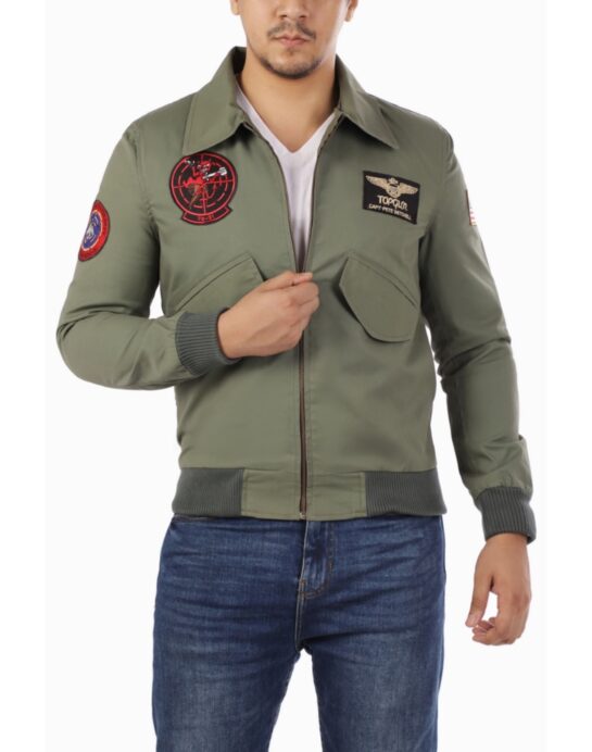 Top Gun Aviator Jacket-Green