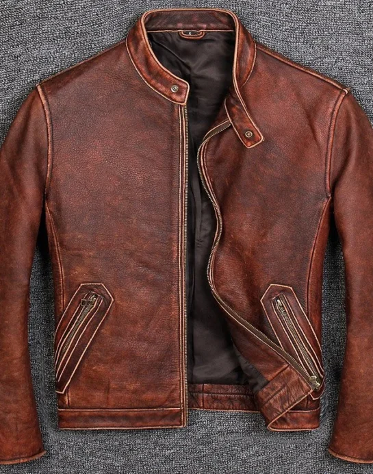 Cowhide Leather Jacket