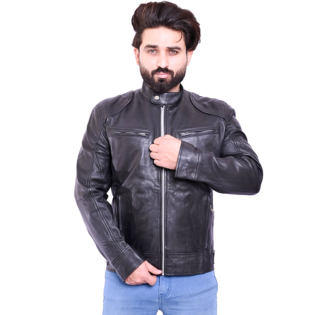 The Classic Rider" leather jacket The Classic Rider" leather jacket